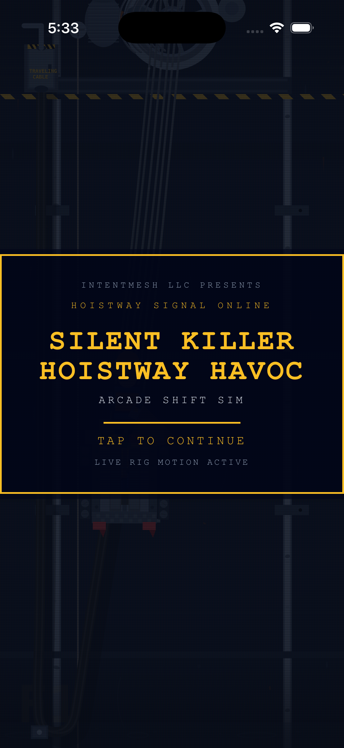 Silent Killer title screen